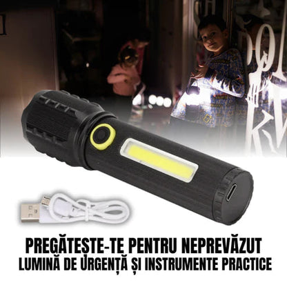 Set Redovne Baterijske Lanterne s Njemačkim Laserom + Kutija + Dodatna Baterija BESPLATNO – TitanLux™