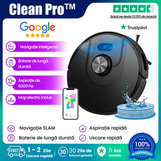 Pametni robotski usisavač 3 u 1 CleanPro™